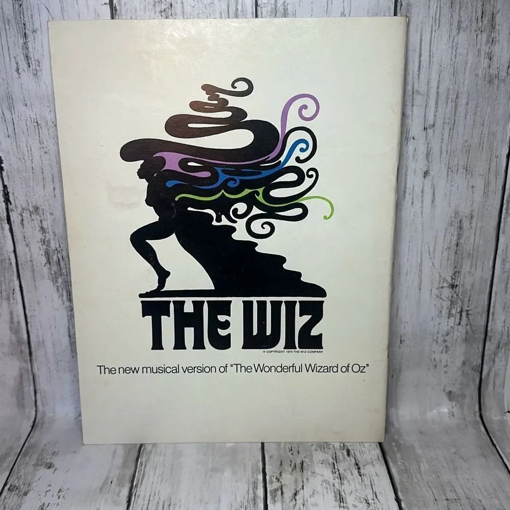 1974 THE WIZ The New Musical Version of The Wonderful Wizard of‎ Oz Program Book
